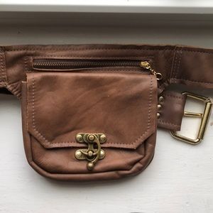 Handmade Leather Belt Bag